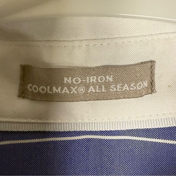 Chico's Blue and White Striped Shirt - Picture 6 of 10